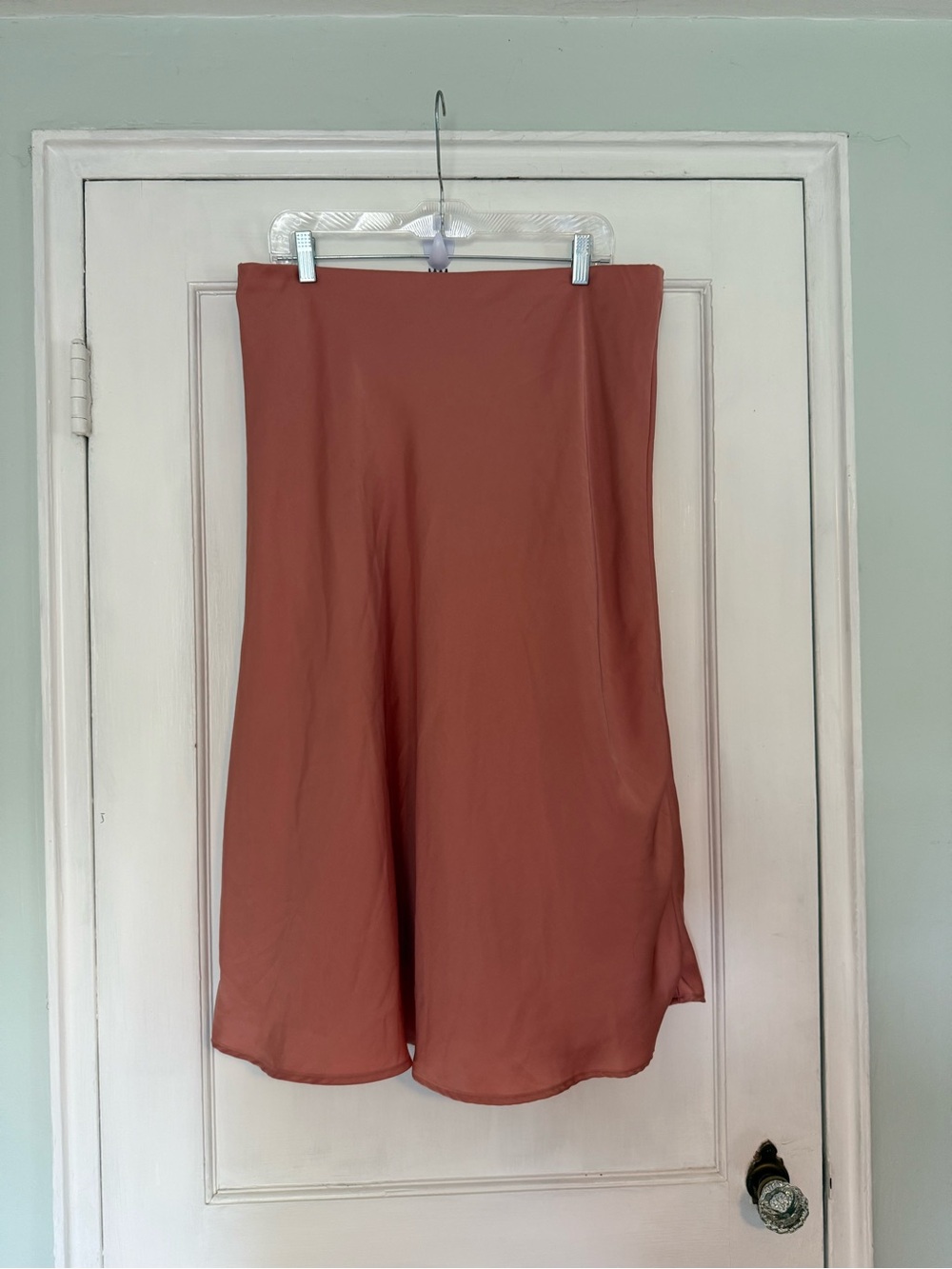 Women’s Midi Skirt in Rust